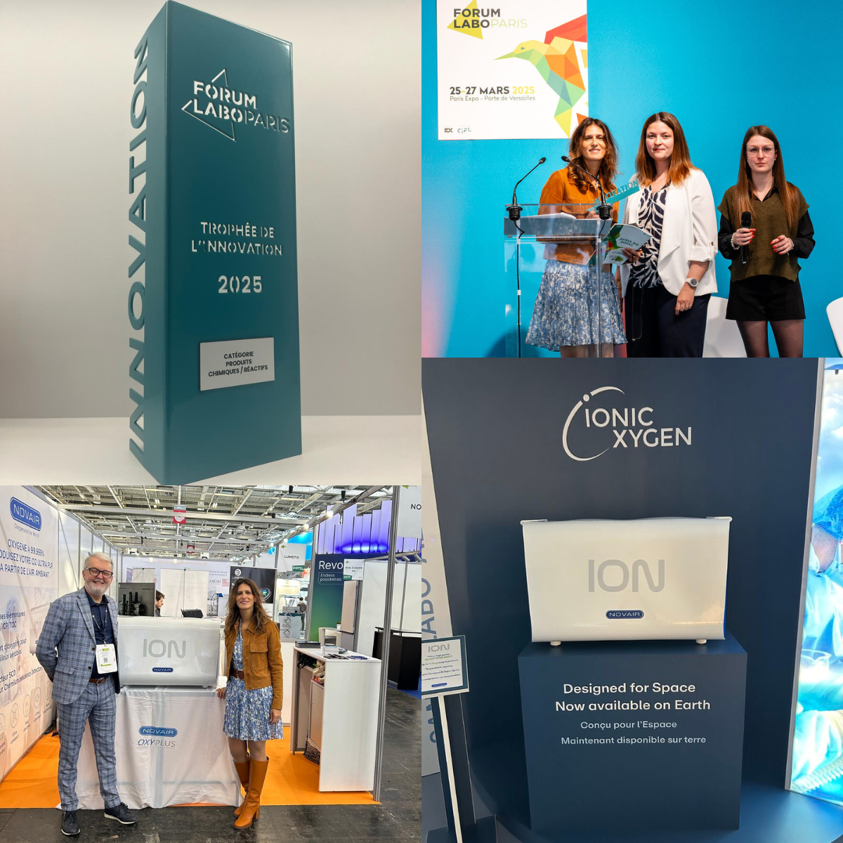 NOVAIR vince il Trofeo dell'Innovazione al Forum LABO 2025